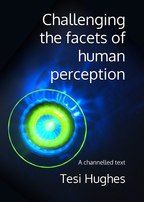 Challenging the facets of human perception book cover Cover of "Challenging the Facets of Human Perception" by Tesi Hughes, featuring vibrant circular patterns.
